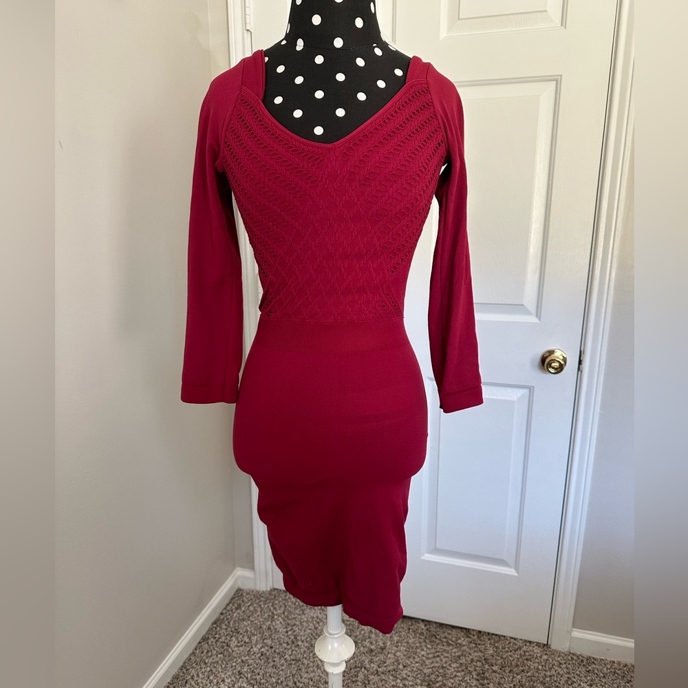 Red Body-con Dress